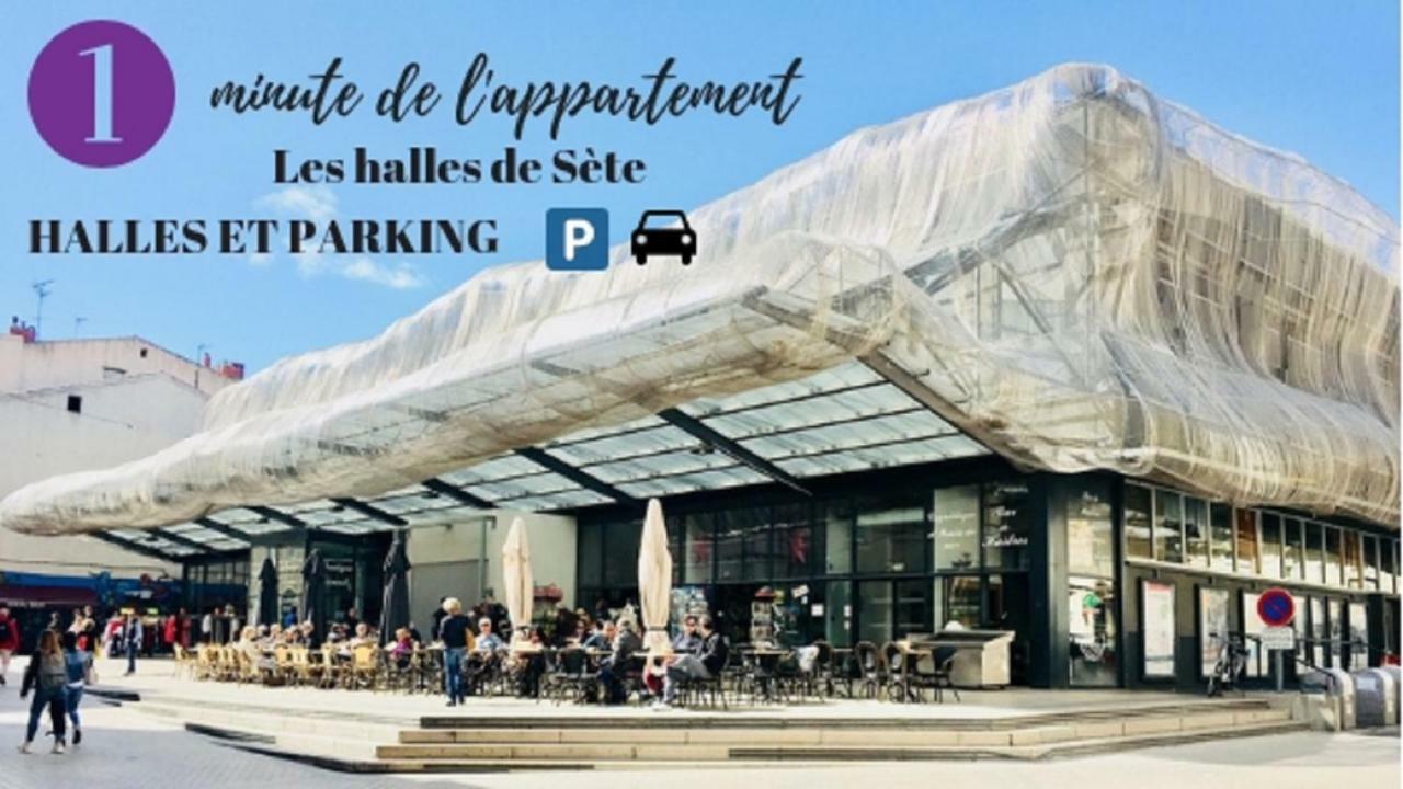 Magnifique Appart 102 M2 Au Bord De L'Eau Hyper Centre Sète Exterior foto